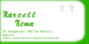 marcell nema business card